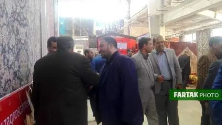 مراسم افتتاحیه اولین نمایشگاه رونق تولید به روایت تصویر