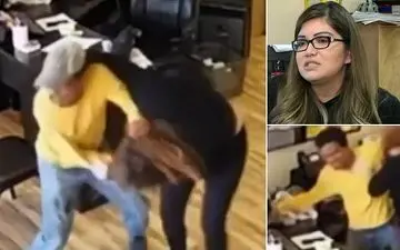 مبارزه شجاعانه زن جوان با سارق مسلح