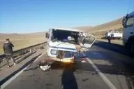 چهار کشته و چهار مصدوم در تصادف مینی بوس با پراید در محور تبریز-ارومیه