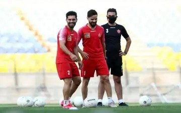 گزارش تمرین پرسپولیس| تنیس فوتبال و آقا وسط قبل از بازی با فولاد
