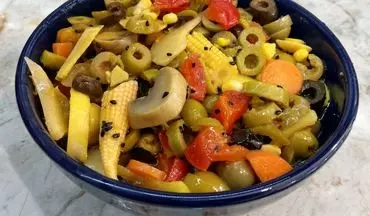 آموزش یک ترشی دلبر |  ترشی یونانی خوشمزه 