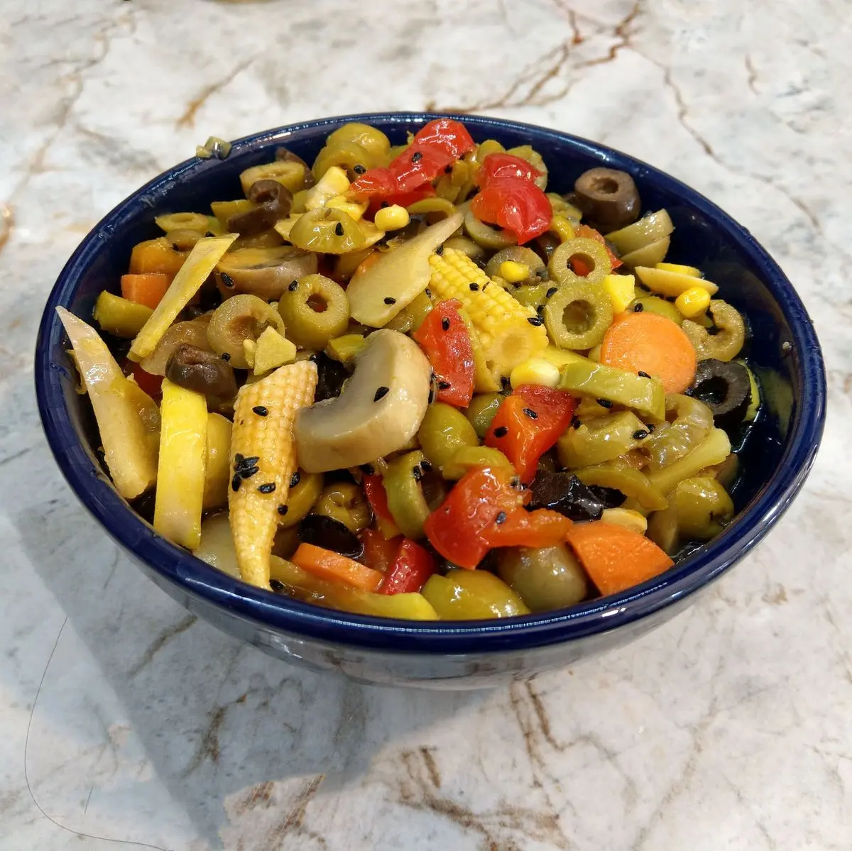 آموزش یک ترشی دلبر |  ترشی یونانی خوشمزه 