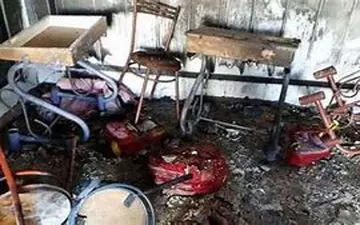 انفجار هولناک یک مدرسه در ملایر / بابای مدرسه سوخت + جزییات
