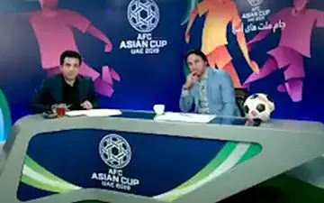 اظهارات مجری شبکه ورزش افغانستان درباره ایران + فیلم