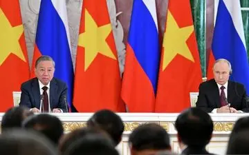 پوتین: روسیه و ویتنام  همکاری‌های دفاعی و امنیتی‌شان را تقویت می‌کنند
