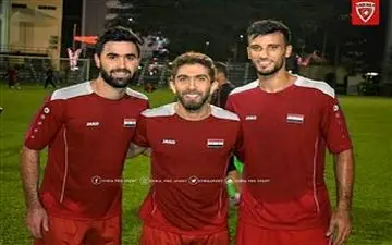 جشن و پایکوبی زودهنگام سوری ها قبل از شروع بازی