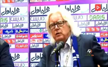 کنفرانس خبری پس از بازی استقلال و پارس‌جنوبی + فیلم