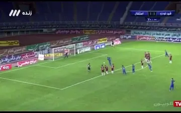 فیلم/ گل دوم استقلال به شهرخودرو با پنالتی دیاباته 