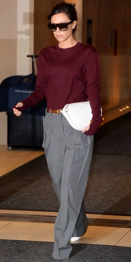 سبک پاییزی ویکتوریا بکهام