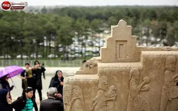  گردشگران نوروزی در تخت جمشید + تصاویر