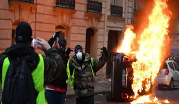 
شدت گرفتن اعتراضات مردم فرانسه+ فیلم