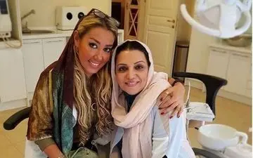  الهام پاوه نژاد در مطب دندانپزشکی خانم دکتر سرشناس (عکس)