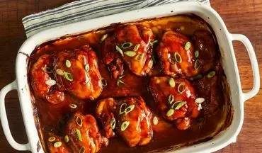 آموزش یک مرغ جذاب و خوشمزه| طرز تهیه مرغ تریاکی 