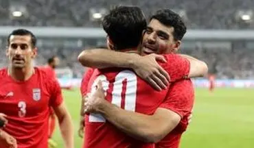 برتری ۲ گله ایران مقابل اردن در پایان نیمه اول 