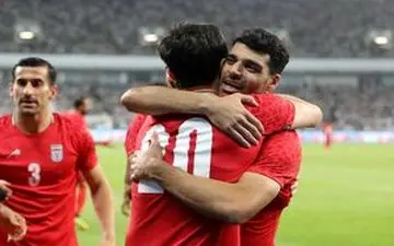 برتری ۲ گله ایران مقابل اردن در پایان نیمه اول 