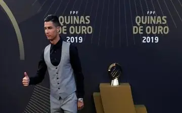 رونالدو بازیکن سال پرتغال شد