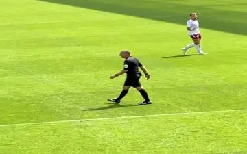  داوری که به هواداران کارت زرد نشان داد (عکس)