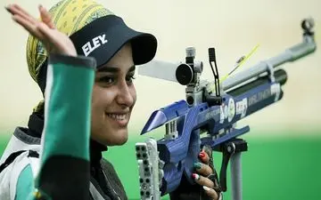 نجمه خدمتی رکورد لیگ برتر تیراندازی بانوان را شکست