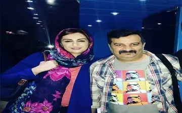 تیپ متفاوت مهراب قاسم خانی و همسرش + عکس