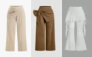 با این ۱۴ مدل شلوار پارچه‌ای، استایل خود را متحول کنید!