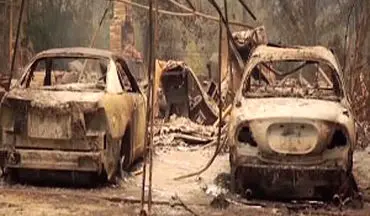 مرگ شش نفر بر اثر آتش سوزی در کالیفرنیا + فیلم 