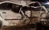 برخورد مرگبار سه دستگاه خودرو در جاده ایوان - ایلام