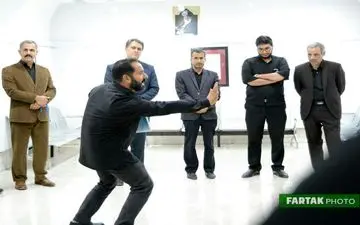 اجرای نمایش شهدای حرم در نمایشگاه روایت مینیاتوری از غدیر تا شام