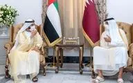 اجلاس بغداد| دیدار حاکم دبی با امیر قطر پس از چهار سال