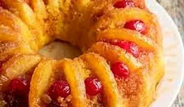 کیک خوشمزه | کاپ کیک وارونه آناناس