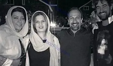 شهاب حسینی و اصغر فرهادی کنار همسرانشان | عکس