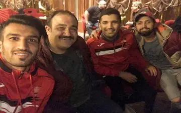 حضور مهران غفوریان در اردوى پرسپولیس