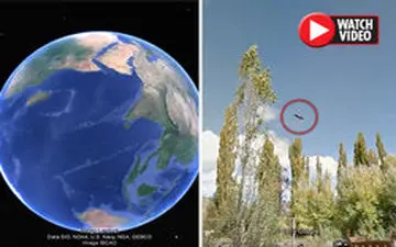 سفینه عجیبی که کاربر گوگل شکار کرد+فیلم