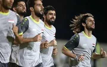 بشار رسن در ترکیب اصلی عراق مقابل آرژانتین