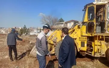  آغاز عملیات اجرایی معبر جدید در شهرک الهیه کرمانشاه

