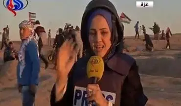لحظه مجروحیت خبرنگار العالم حین پخش زنده + فیلم
