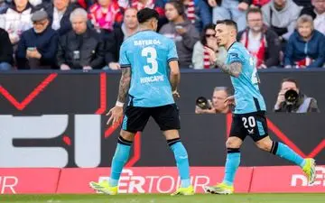 برد دو بر صفر بایرلورکوزن برابر کلن در هفته بیست و چهارم بوندس‌لیگا