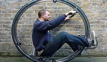 ساخت موتورسیکلت تک چرخ توسط یک مکانیک مبتکر + فیلم 