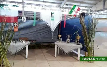  غرفه آینده‌سازان جوان زاگرس در نمایشگاه دفاع مقدس به روایت تصویر