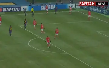 فوق ستاره بارسلونا و تکنیک های تماشایی + فیلم