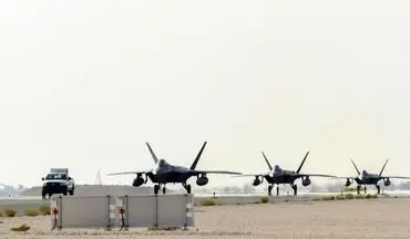 برای دفاع از آمریکایی‌ها «اف-۲۲» در قطر مستقر کرده‌ایم