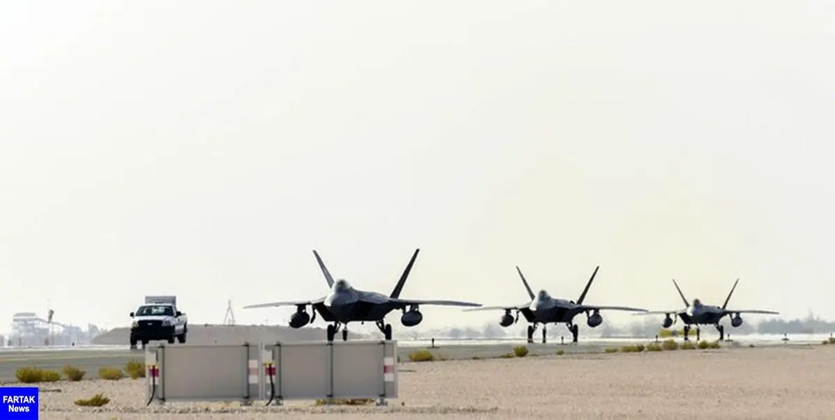 برای دفاع از آمریکایی‌ها «اف-۲۲» در قطر مستقر کرده‌ایم