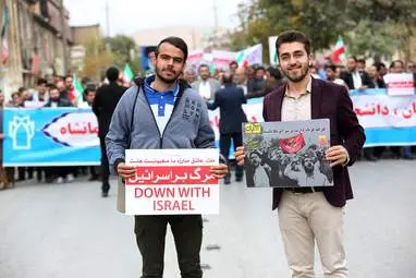حضور پرشور مردم کرمانشاه در راهپیمایی روز دانش آموز به روایت تصویر