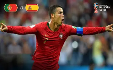 سالروز هتریک رونالدو؛ اسپانیا را به آتش کشید + ویدئو