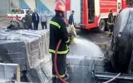 مرگ دلخراش راننده در پی آتش‌سوزی تانکر سوخت