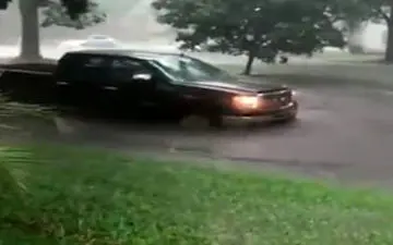 بارندگی شدید آمریکا را به ونیز تبدیل کرد! +فیلم 