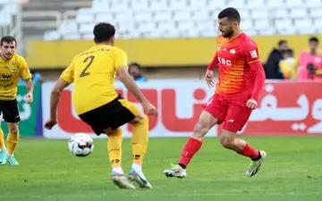 گل اول فولاد به سپاهان توسط محمد عسگری | فیلم