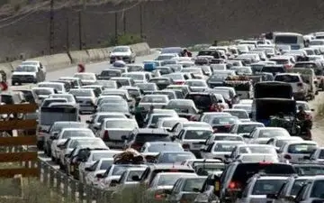 جمعه شلوغ در راه شمال
