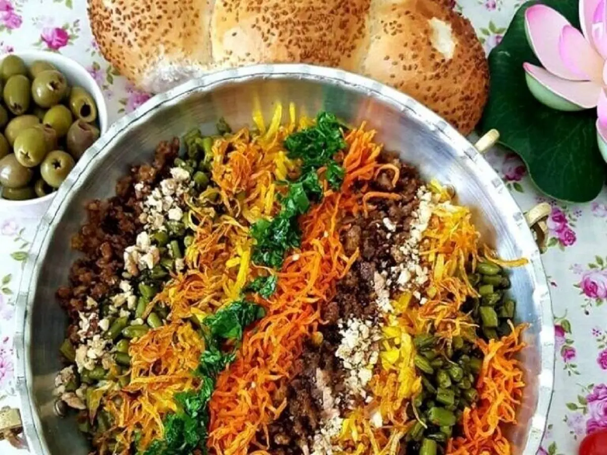 آموزش یک غذای جذاب و جدید | خوراک قفقازی فوق العاده س
