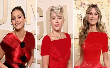 قرمز، رنگ محبوب ستاره‌های گلدن گلوب 2024؛ 8 لباسی که همه را مجذوب خود کردند