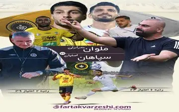 ملوان- سپاهان؛ پس گرفتن صدر جدول از تراکتور یا خداحافظی زارع از ملوان؟!
